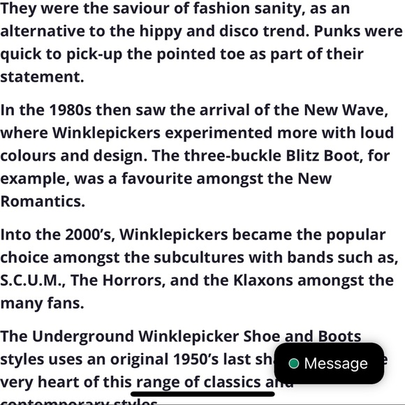 Underground Shoes England, Black Beatle Chelsea Boots, Punk/Mod - Picture 12 of 12